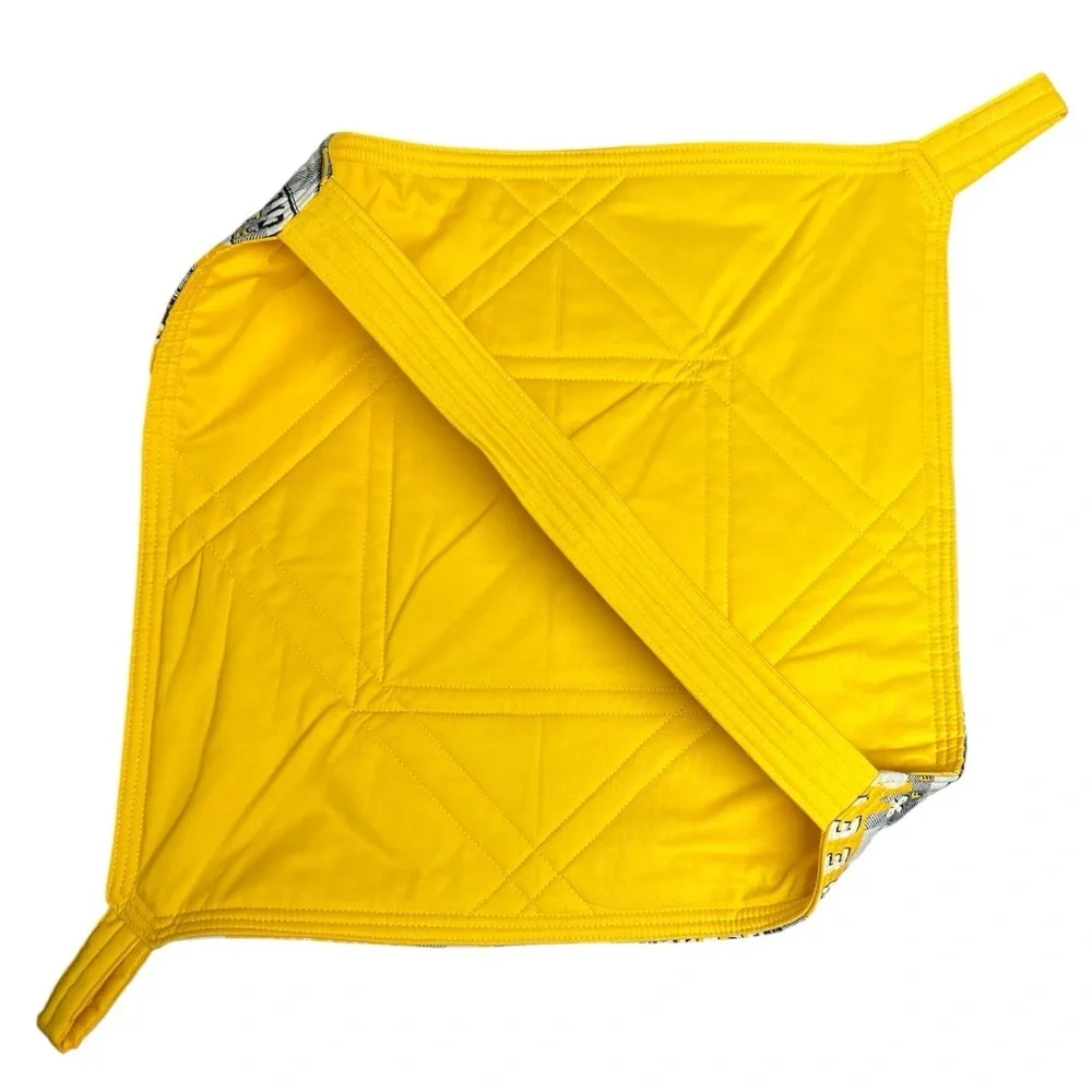 Hand Crafted Casserole Carrier Quilted Reversible Pie Plate Carrier Farmhouse